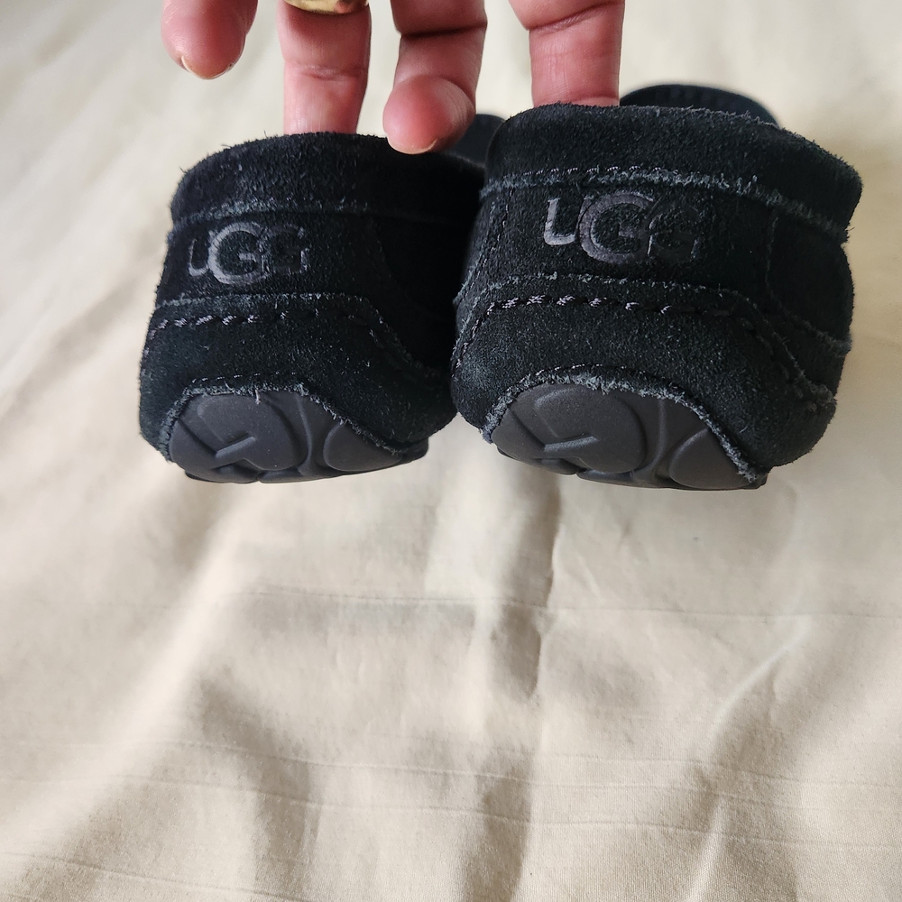 UGG Men's Adler Black Loafers Suele Slip-Ons Size 9 - Picture 11 of 11